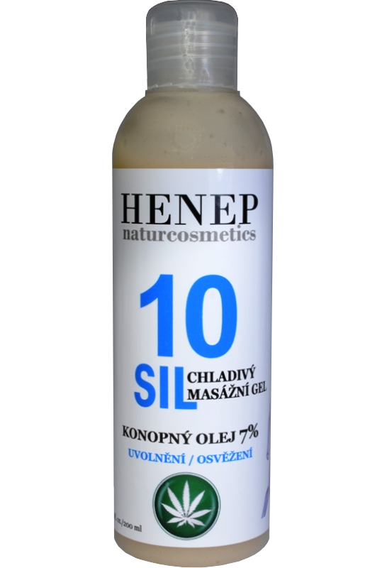 10SIL CHLADIVÝ masážní gel 200ml